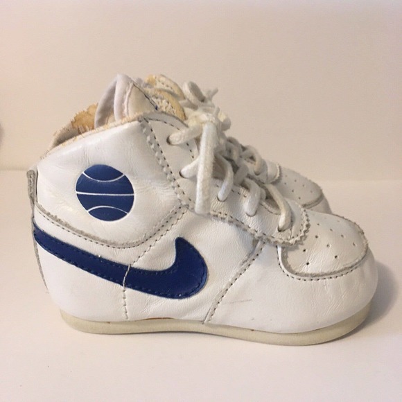 Nike Other - Vintage 1985 Nike Air Jordan 1 Infantry Sneakers Infant Size 3 Blue White EXC
